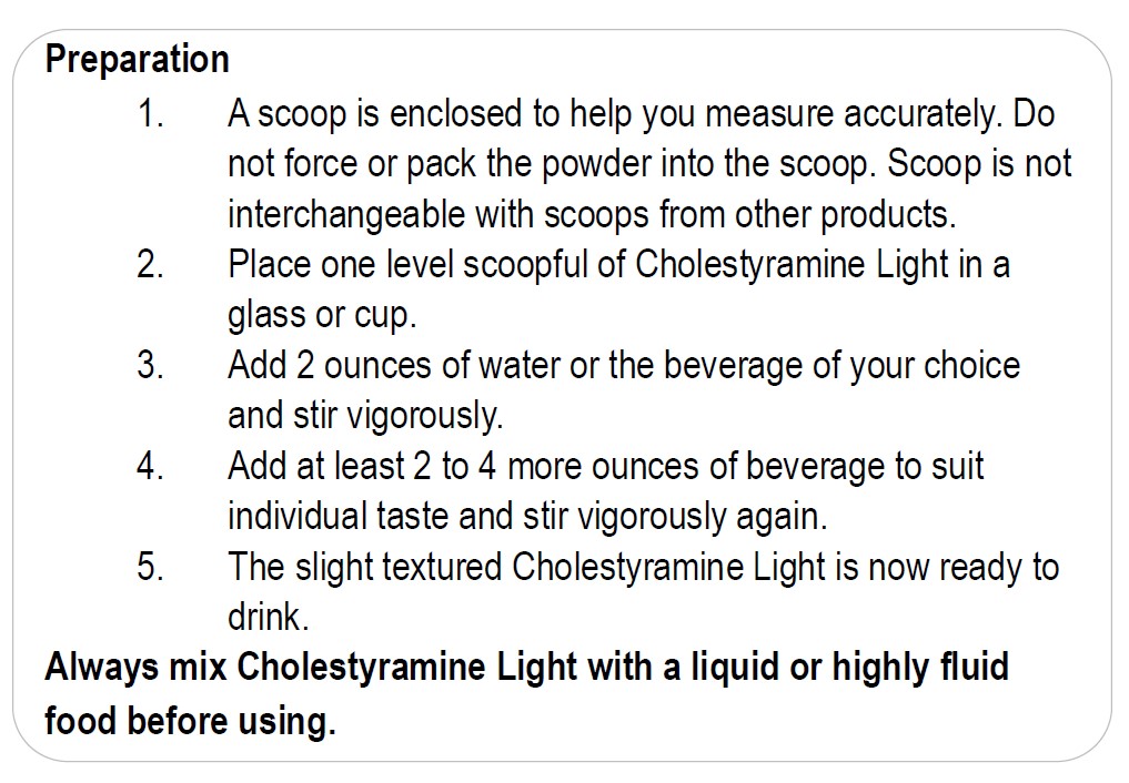 Cholestyramine